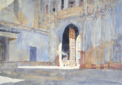 Palace Gate, Gujarat by Lucy Willis